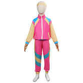 Kinder Retro Tanzsportbekleidung Kostüm 80er Jahre Höhe der Mode Muschelanzug Cosplay Kostüm Outfits Halloween Karnevalsanzug
